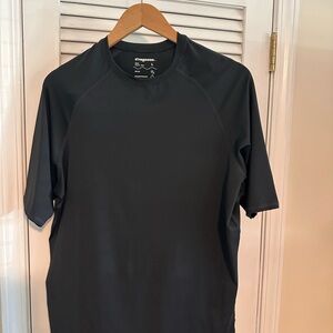 Men's Black swim shirt